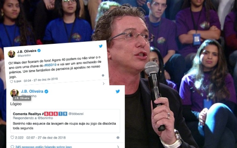 Boninho faz nova revelação sobre o “Big Brother Brasil 19”