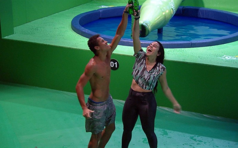 Elana e Danrley são os últimos a sair da Prova do LÃder Sprite