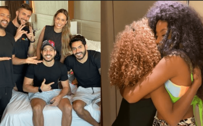 BBB21: Ex-confinados se reencontram às vésperas da grande final e matam as saudades