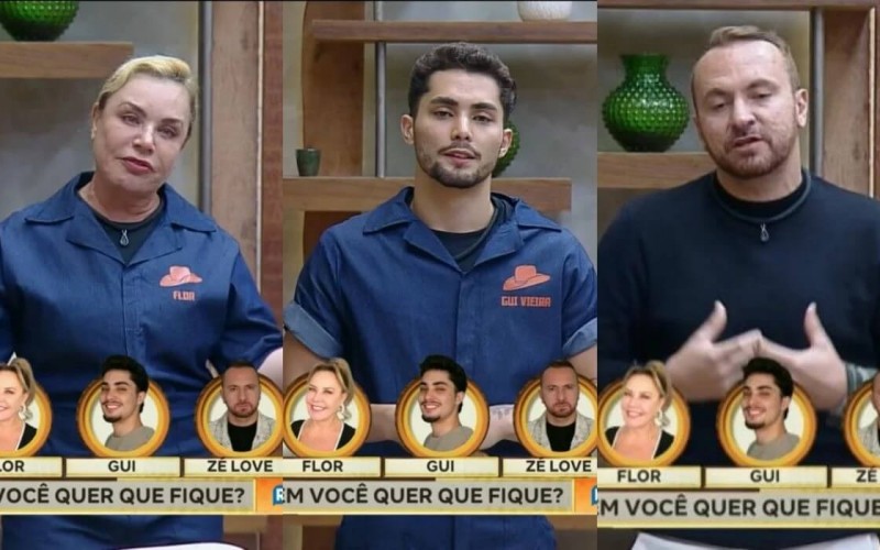 Enquete A Fazenda 2024: Flor, Gui e Zé Love estão na 7ª Roça, quem você quer salvar? Participe da votação