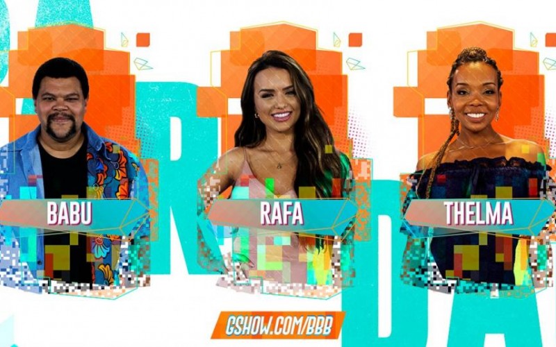 Enquete atualizada aponta que será eliminado do BBB 20 entre Babu, Thelma e Rafa