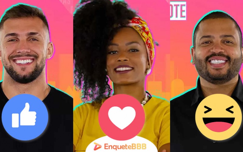 Enquete BBB 2021: Quem vai ser eliminado, Arthur, Lumena ou Projota? Veja a parcial