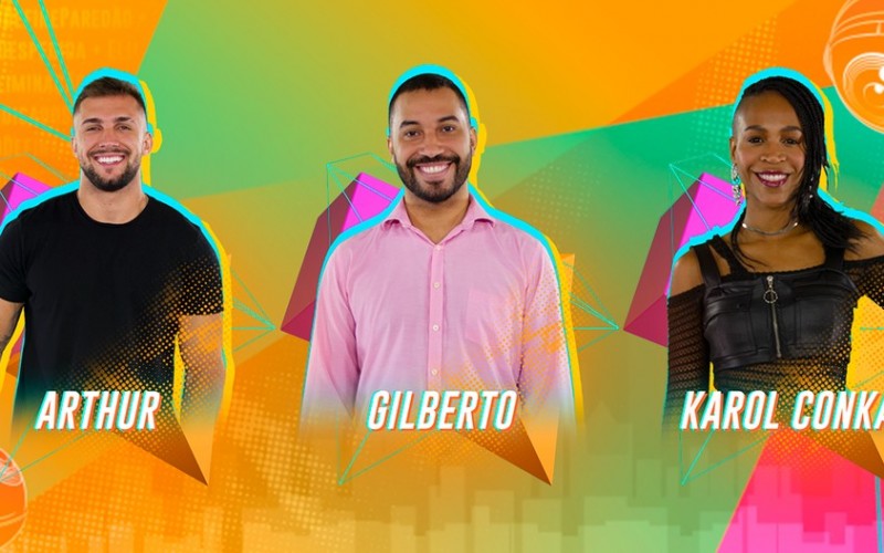 Enquete BBB 21: votação Gshow mostra quem sai do Paredão formado por Karol, Gilberto e Arthur