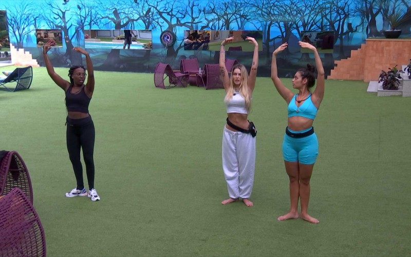 Alane dá aula de balé para sisters no BBB 24