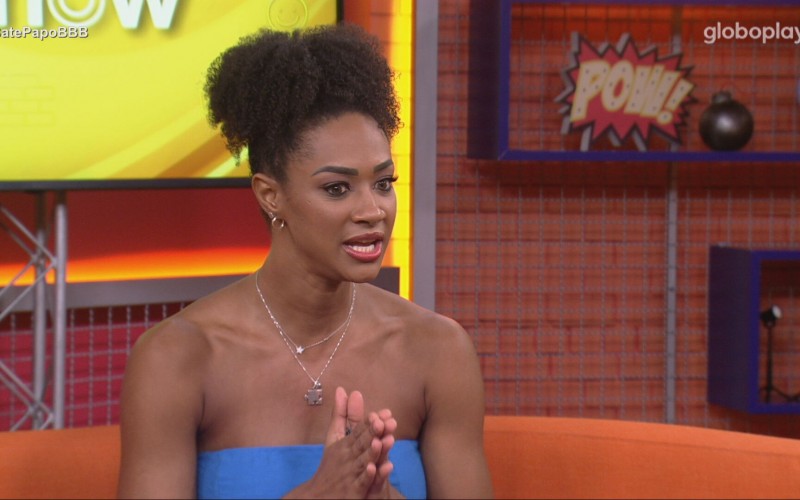 Aline admite que falou de aproximação entre Diogo Almeida e Renata em papo na piscina