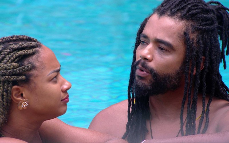 Aline e Diogo Almeida discutem relação após Contragolpe no BBB 25: