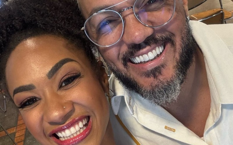 Aline, eliminada do BBB 25, registra encontro com o cantor Belo