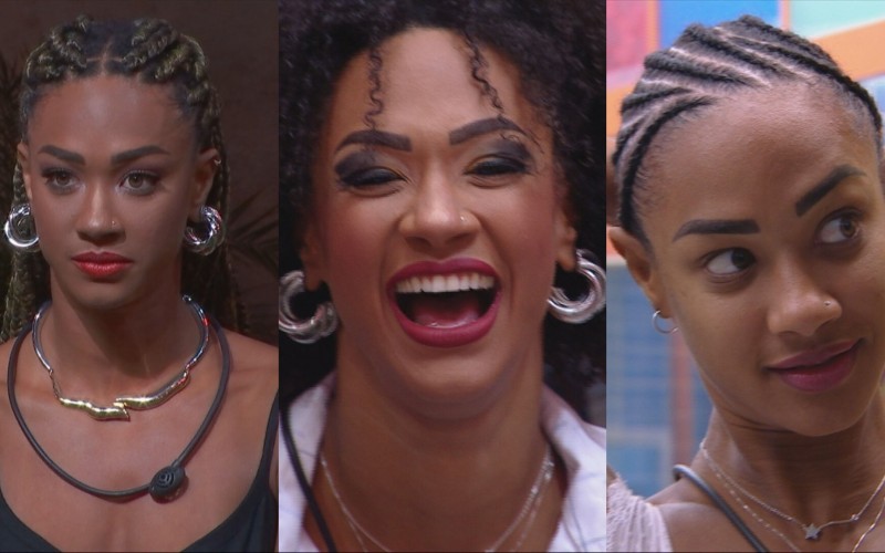 Aline muda o visual mais uma vez e adota tranças no estilo nagô: