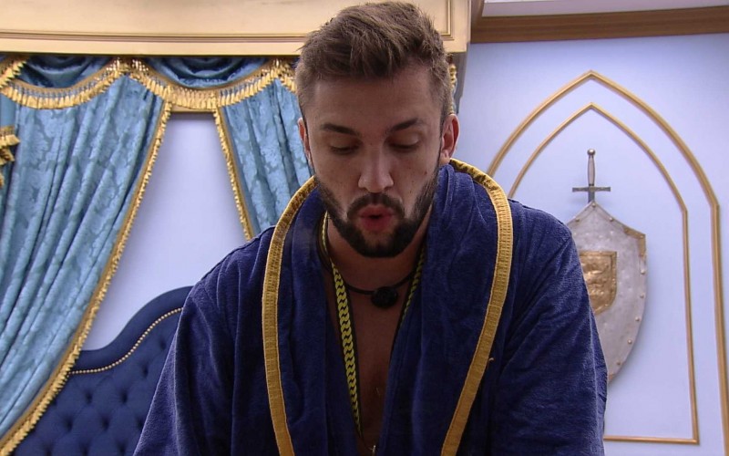 Arthur comemora Almoço do LÃder no BBB21