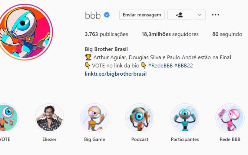 BBB 22: Vem conferir os 10 posts mais curtidos do #FeedBBB durante a edição!