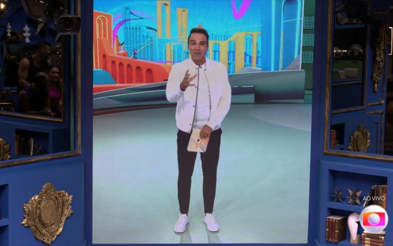 BBB 24: Tadeu Schmidt fala com os participantes pela primeira vez