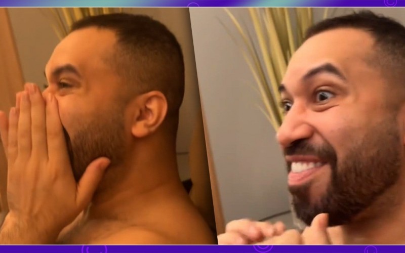 BBB 25: Beatriz Reis e Gil do Vigor assistem ao programa juntos e reagem ao Big Fone