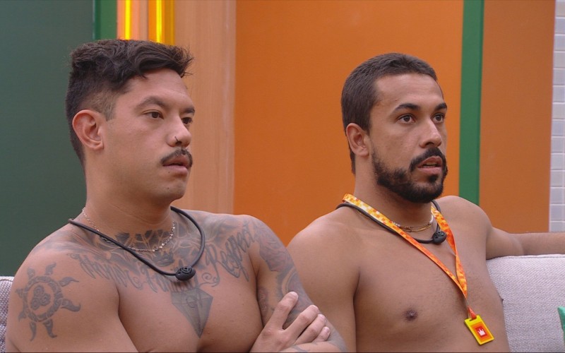 BBB 25: Gabriel e Maike recebem resultado da Enquete do LÃder