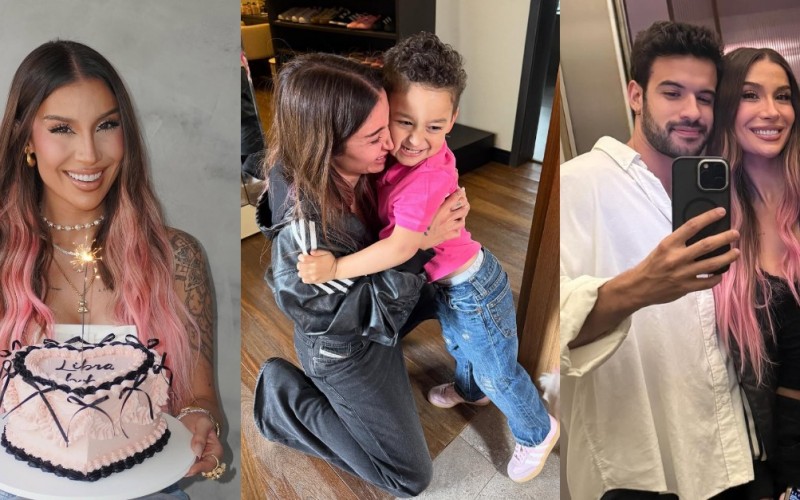 Bianca Andrade mostra celebração do aniversário com namorado e o filho: