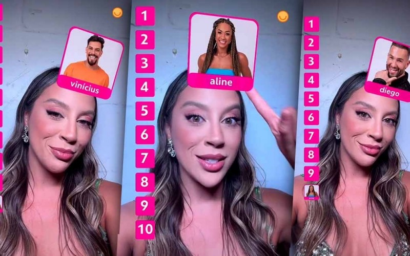 Campeã do BBB 25, Renata coloca Aline em último lugar e tira Giovanna e Delma do ranking dos participantes