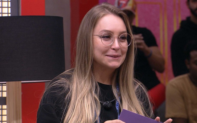 Carla Diaz escolhe João Luiz e Camilla de Lucas para o Almoço do Anjo