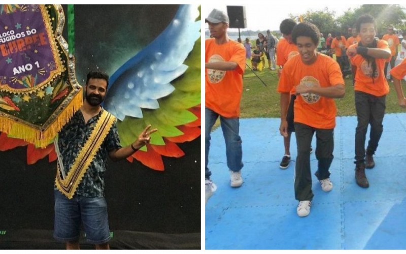 Clécio cresceu em ambiente carnavalesco e Vanderlei já teve grupo de street dance; confira o amor dos dois pela dança