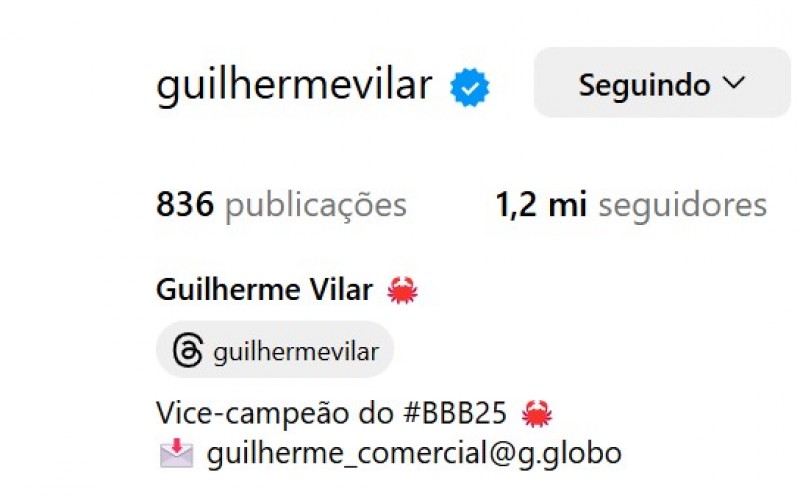 Confira quantos seguidores os finalistas ganharam após o BBB 25