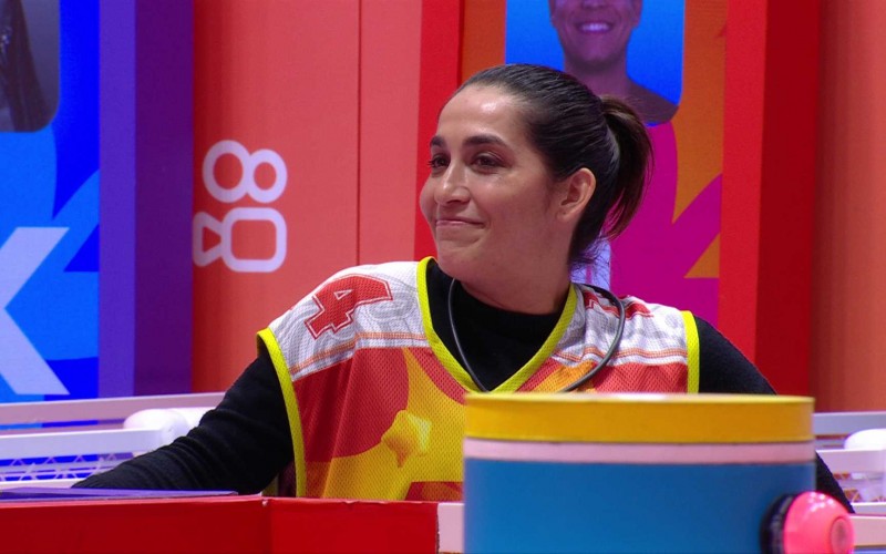 Daniele Hypolito é eliminada da Prova do Líder e, como consequência, não poderá receber imunidade