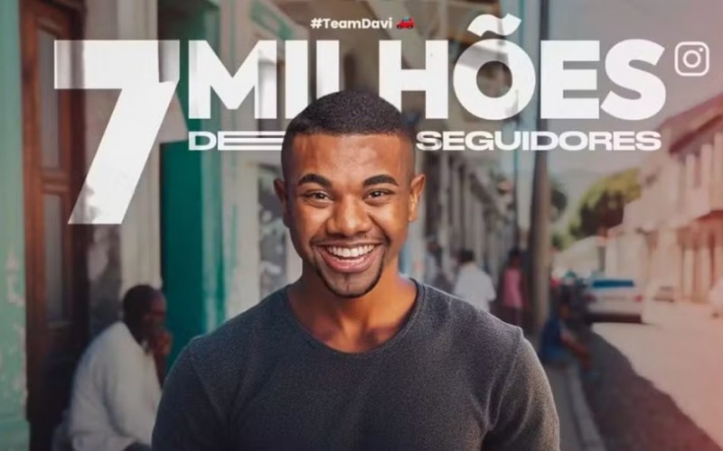Davi ultrapassa 7 milhões de seguidores em meio à treta generalizada