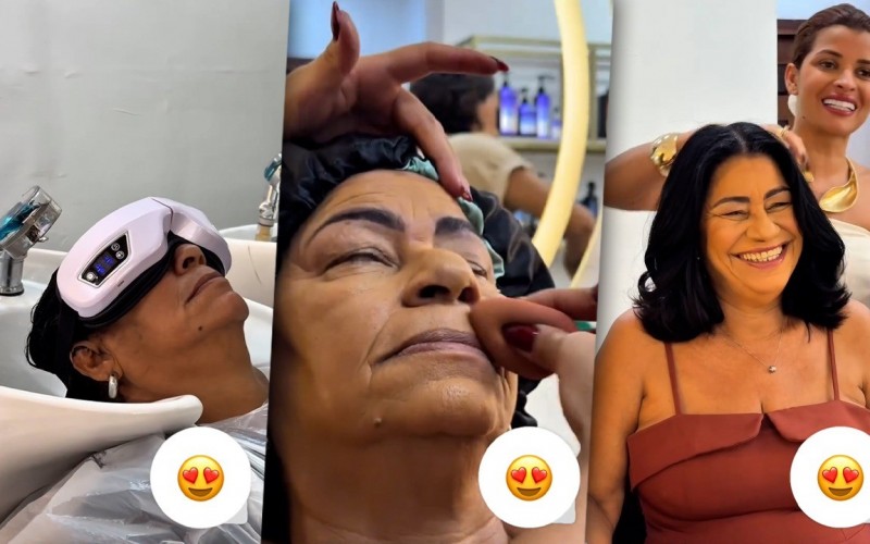 Delma renova visual em dia de beleza