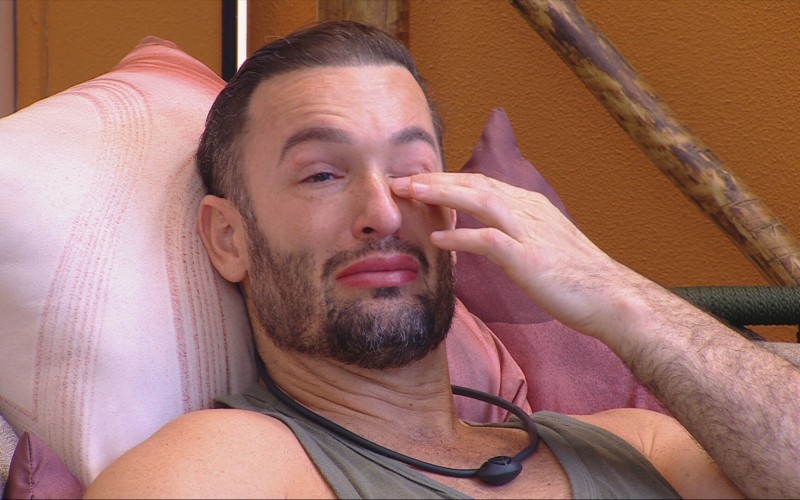 Diego Hypolito chora em conversa com Joselma no BBB 25: