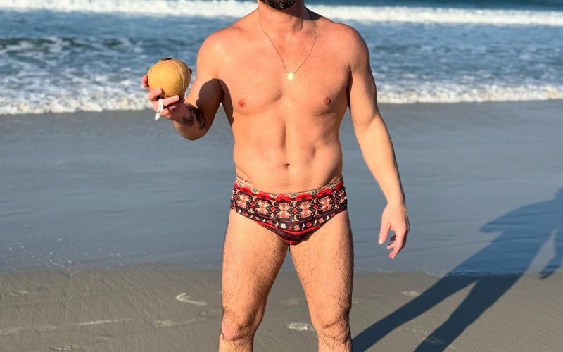 Diego Hypolito justifica ausência de fotos de sunga nas redes sociais: