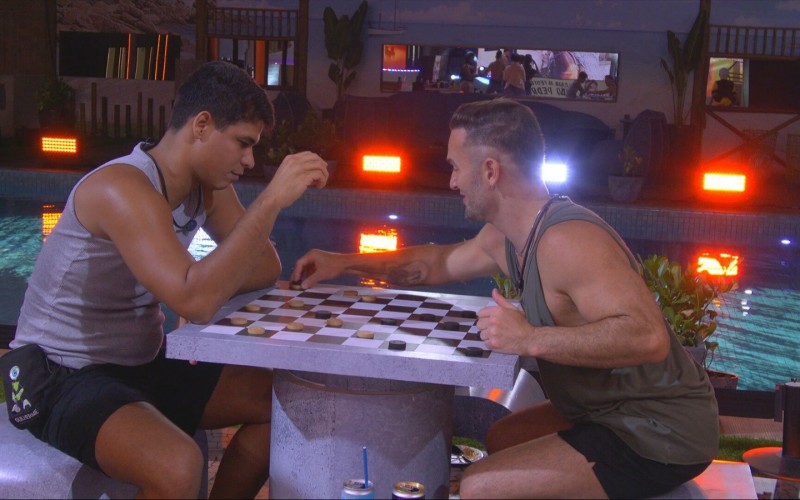 Diego Hypolito mostra videochamada com Guilherme após o BBB 25: