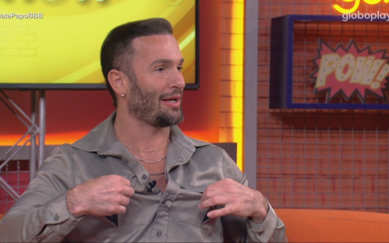 Diego Hypolito reage a cenas em que é criticado na casa: