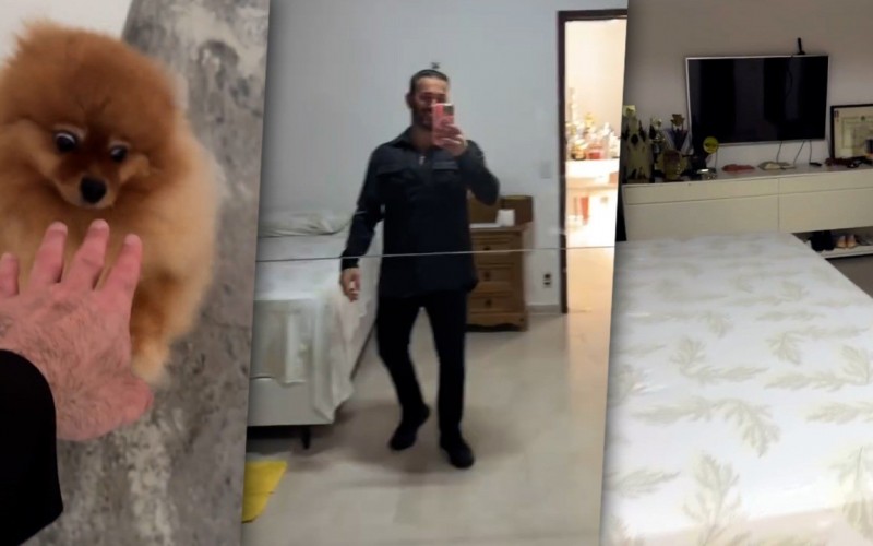 Diego Hypolito volta para casa e mostra quarto cheio de troféus: