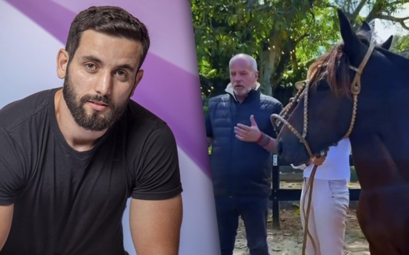 Diretor Jayme Monjardim presenteia Matteus, do BBB 24, com dois cavalos