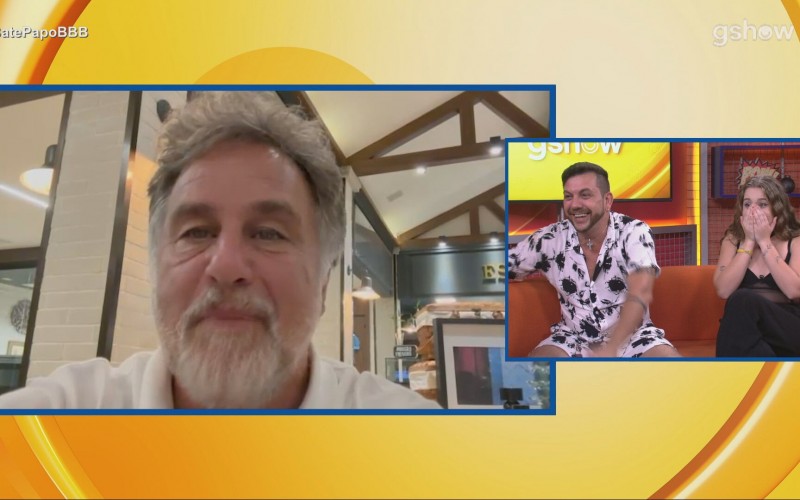 Emocionado, Edilberto fala sobre esposa no Bate-Papo BBB: