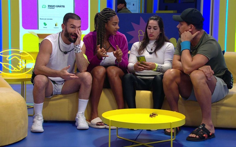 Escolha entre rapadura ou adoçante na Xepa do BBB 25 gera debate entre irmãos Hypolito
