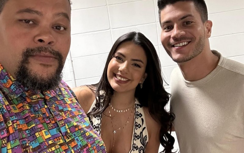 Fernanda Bande, Babu Santana e Arthur Aguiar prometem