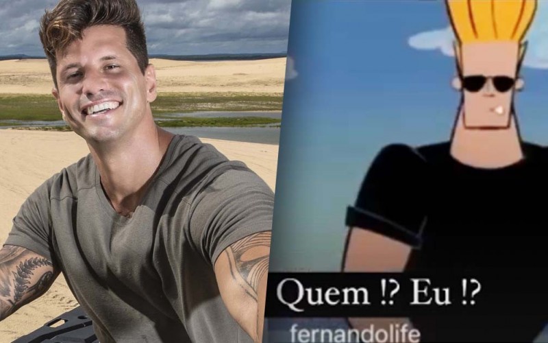 Fernando Fernandes é comparado a famoso personagem de desenho animado e participantes do