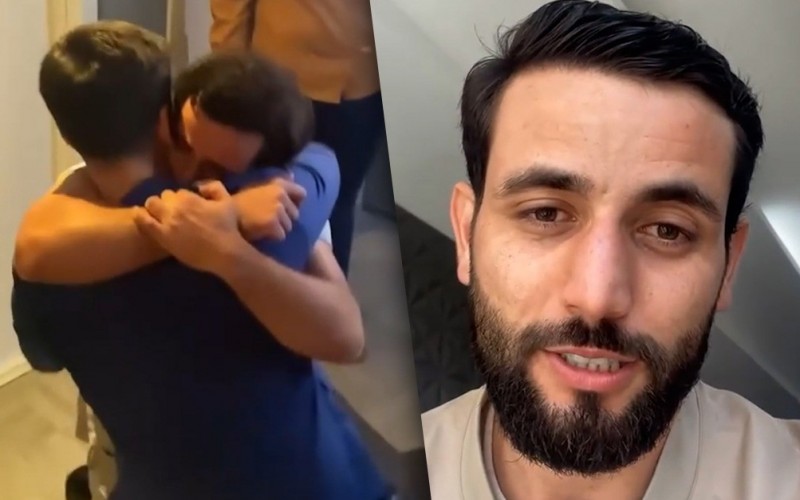 Fora do BBB 24, Matteus chora ao reencontrar irmão e posta vídeo: