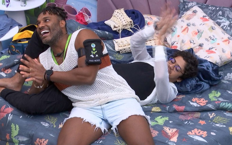 Fred Nicácio, do BBB 23, pede que Alcione dê uma oportunidade para Marvvila