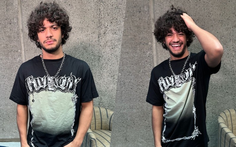 Gabriel Santana, do BBB 23, reflete sobre mudança corporal: