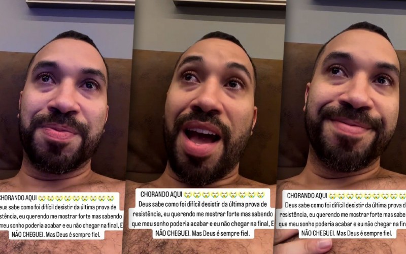 Gil do Vigor chora e comenta Prova do Finalista do BBB 25:
