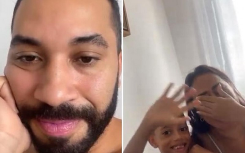 Gil do Vigor e mãe se emocionam ao rever vitória em Prova do Líder do