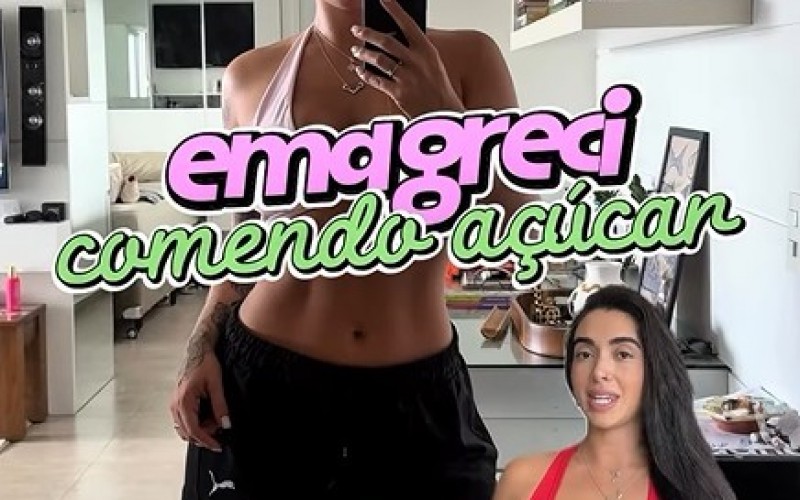 Giovanna Lima revela como emagreceu comendo açúcar: