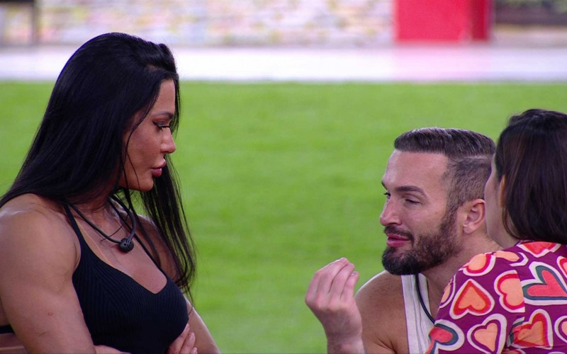 Gracyanne Barbosa aconselha Diego Hypolito sobre sua