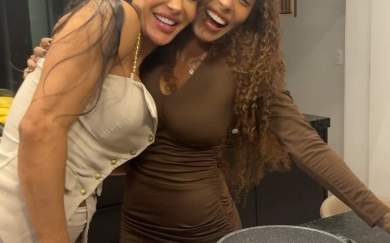 Gracyanne Barbosa reencontra a irmã, Giovanna, fora do BBB 25: