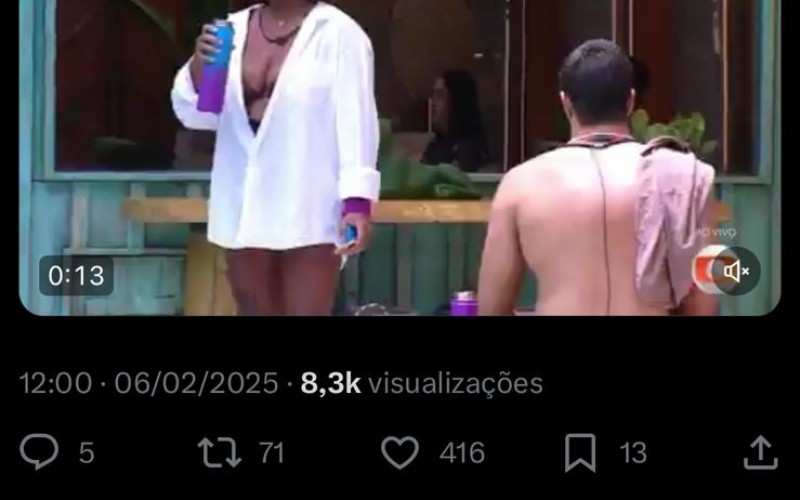 Gracyanne Barbosa retorna ao BBB 25, e internet reage com memes sobre brothers