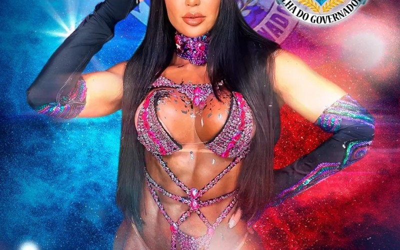 Gracyanne Barbosa retorna para União da Ilha como Rainha de Bateria no Carnaval 2026