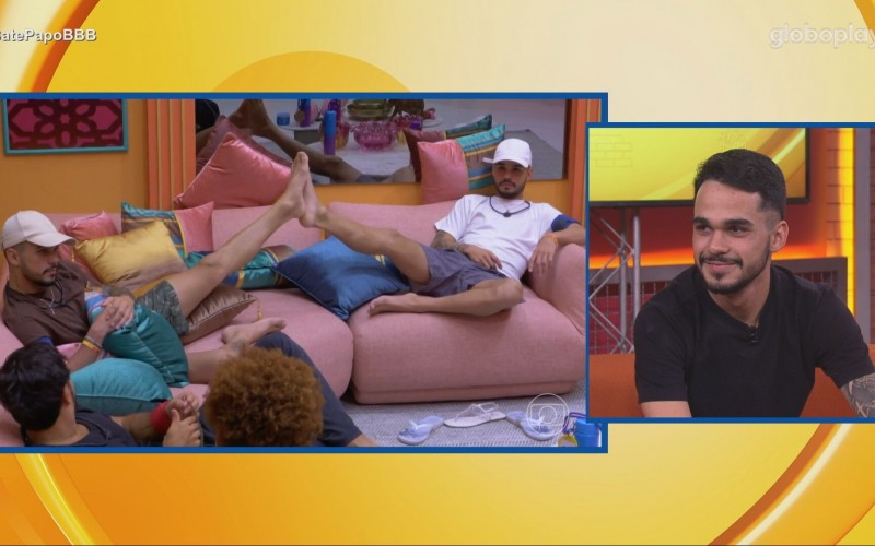 João Gabriel chora com VT de participação no BBB ao lado do irmão: