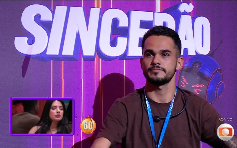 João Gabriel discute com Aline no Sincerão e Arthur Aguir diz: