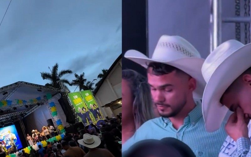 João Pedro e João Gabriel chegam a Buriti Alegre com carreata e festa da torcida:
