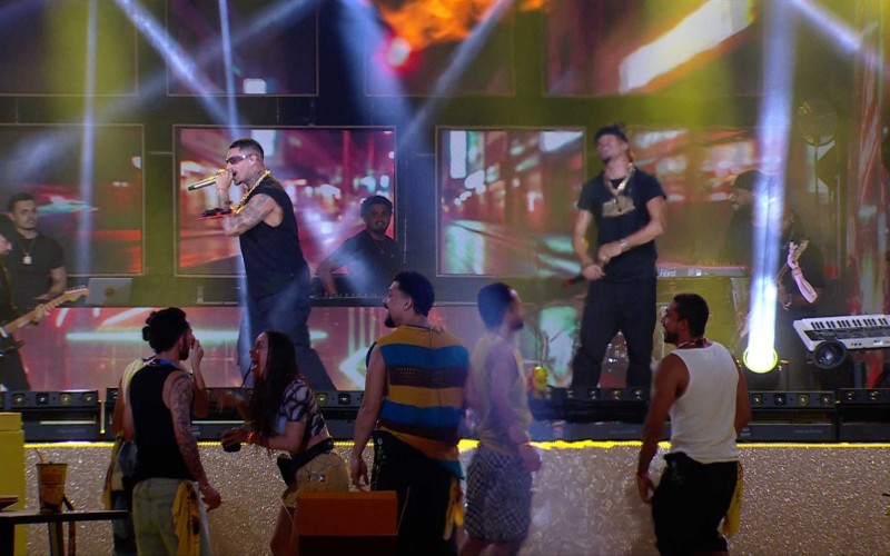 L7NNON e Filipe Ret aparecem de surpresa em Festa do BBB 25:
