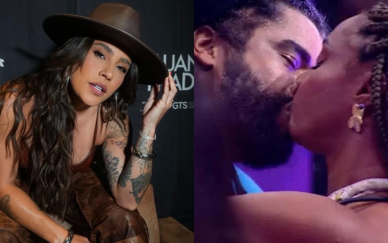 Lauana Prado comemora música em cena de beijo entre Diogo Almeida e Aline, no BBB 25: